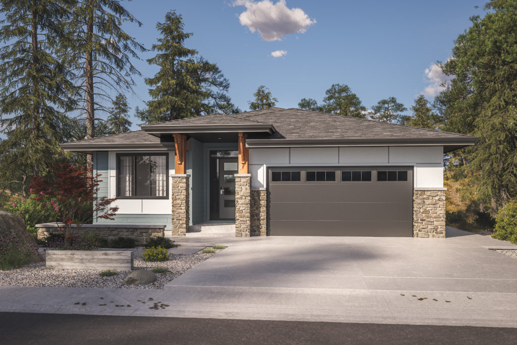 Jenish Sloped Lot Rancher Walkout Basement View Design