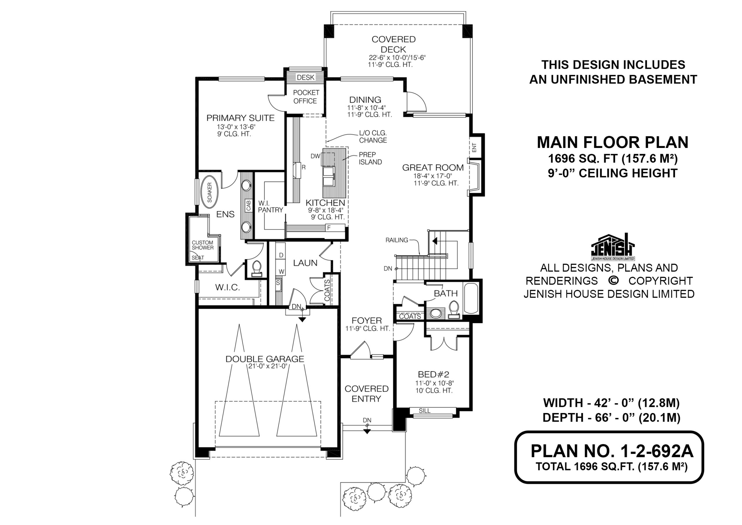 Floor plan for 1-2-692A