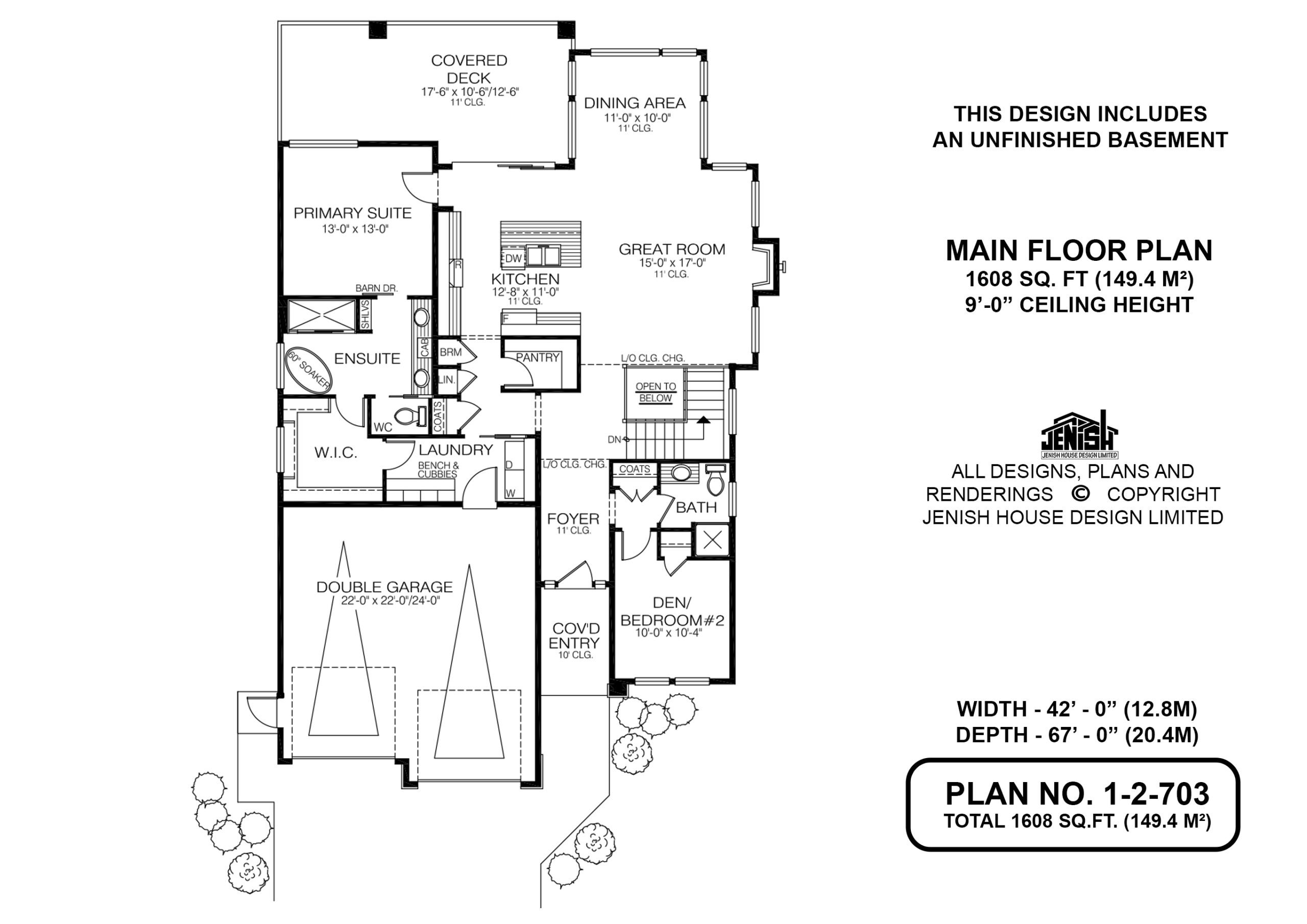Floor plan for 1-2-703