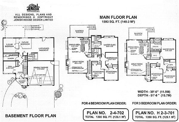 Floor plan for 2-3-701/702