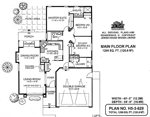 Floor plan for 5-3-629