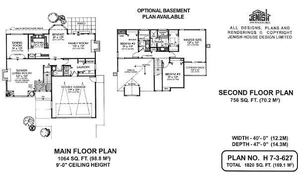 Floor plan for 7-3-627