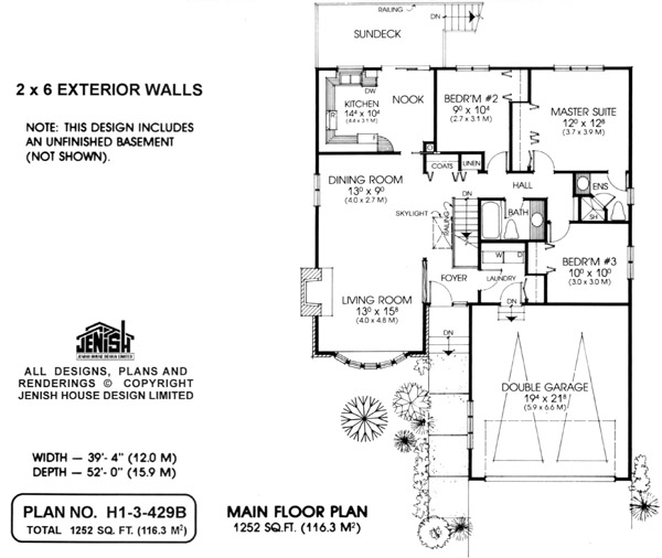 Floor plan for 1-3-429B