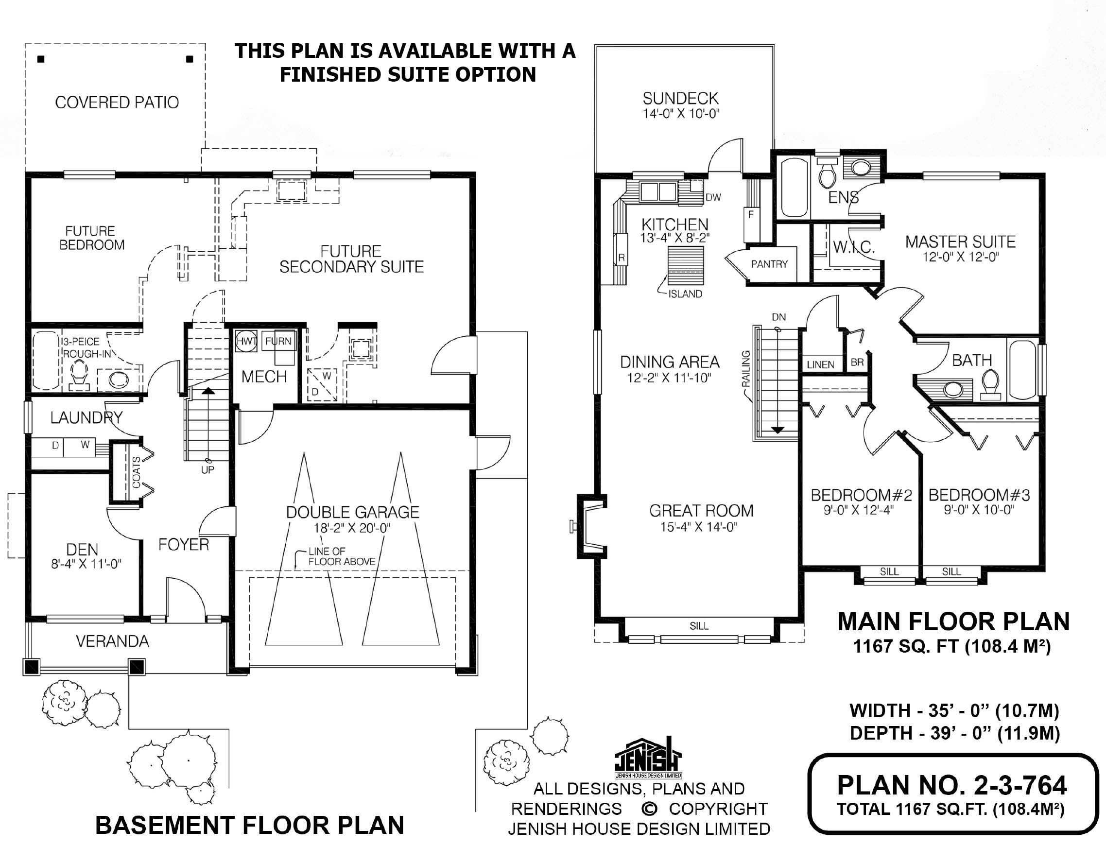 Floor plan for 2-3-764