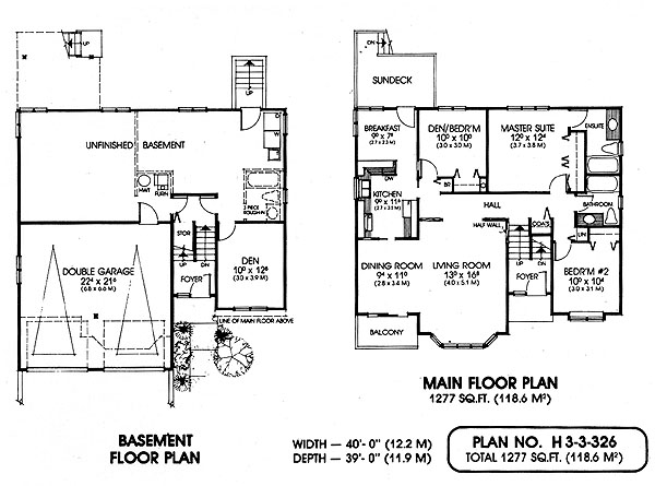 Floor plan for 3-3-326