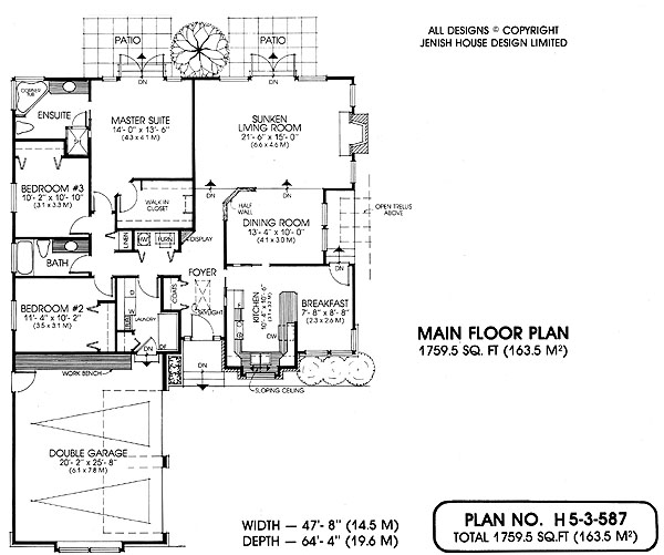 Floor plan for 5-3-587