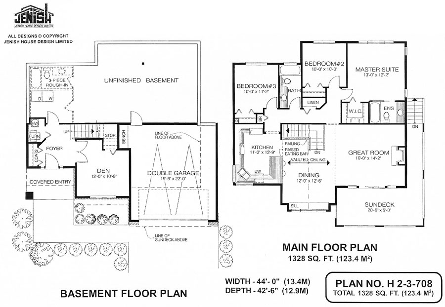Floor plan for 2-3-708