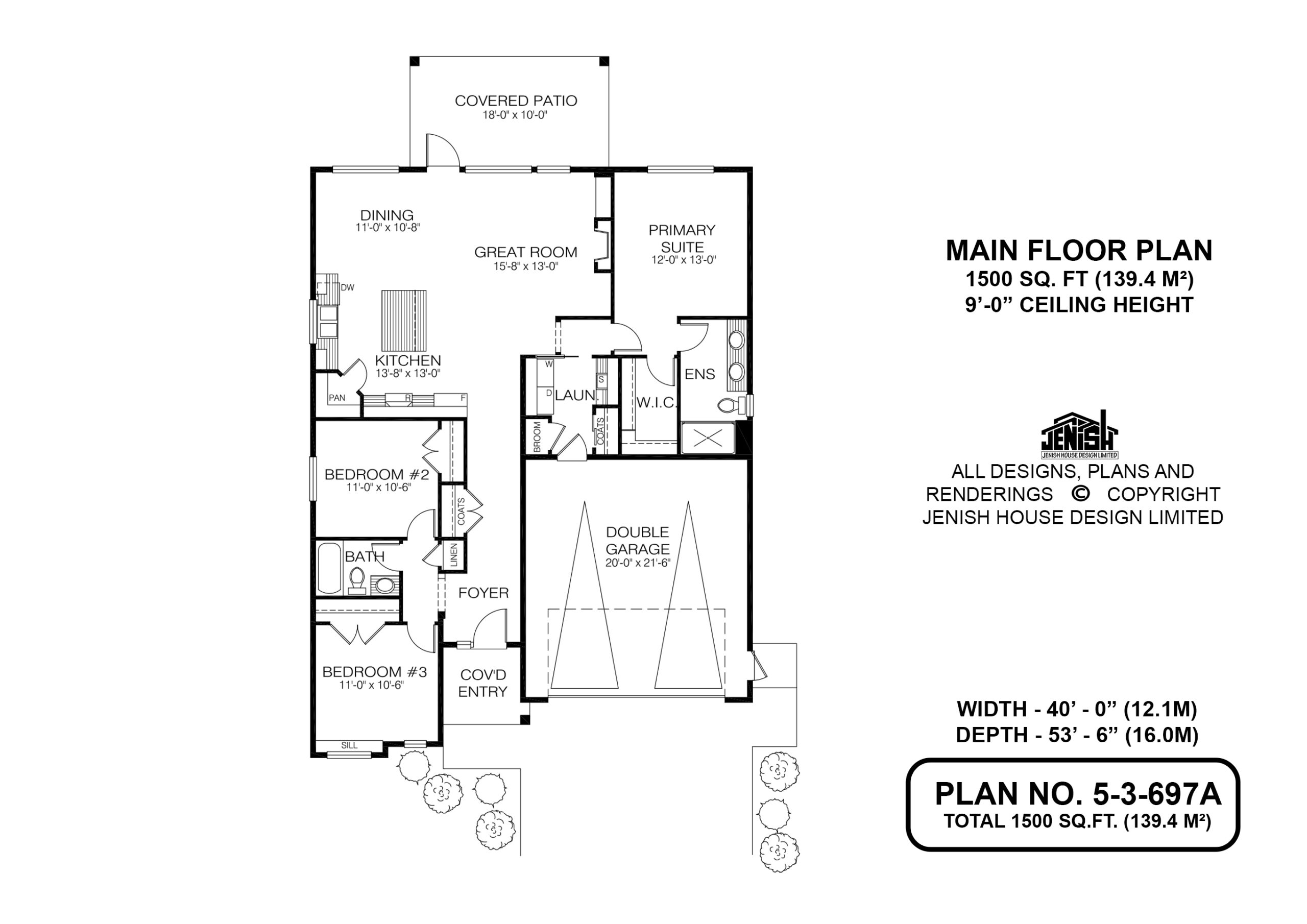 Floor plan for 5-3-697A