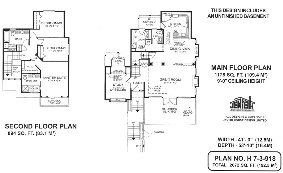 Floor plan for 7-3-918