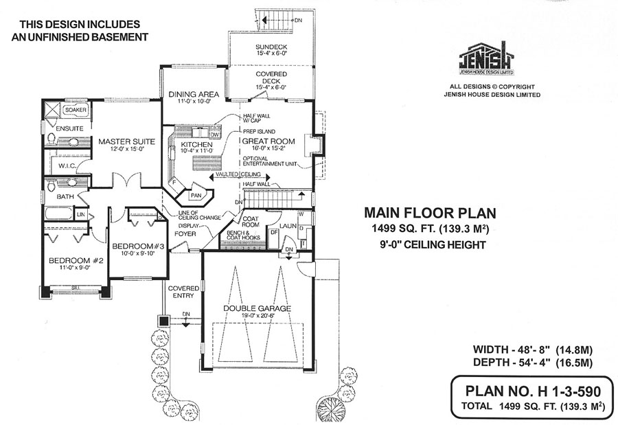 Floor plan for 1-3-590