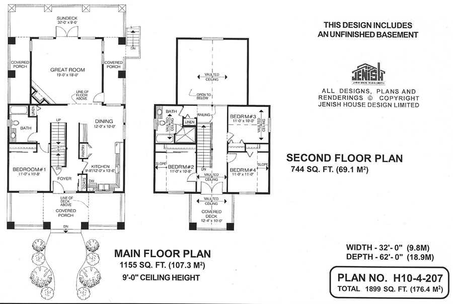 Floor plan for 10-4-207
