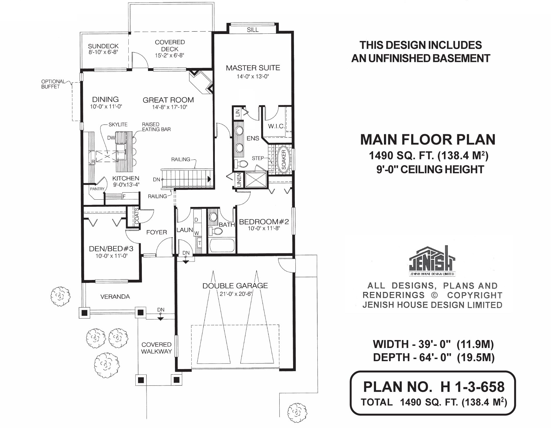 Floor plan for 1-3-658