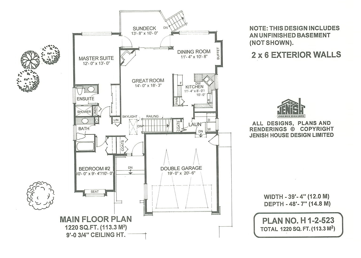 Floor plan for 1-2-523
