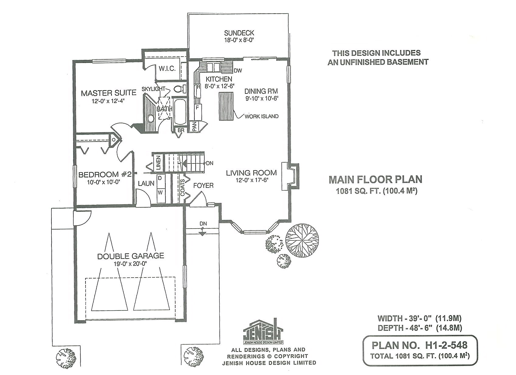 Floor plan for 1-2-548