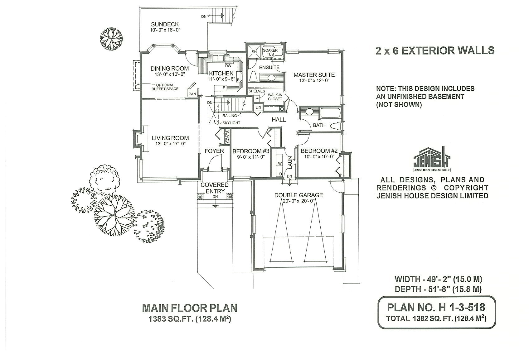 Floor plan for 1-3-518