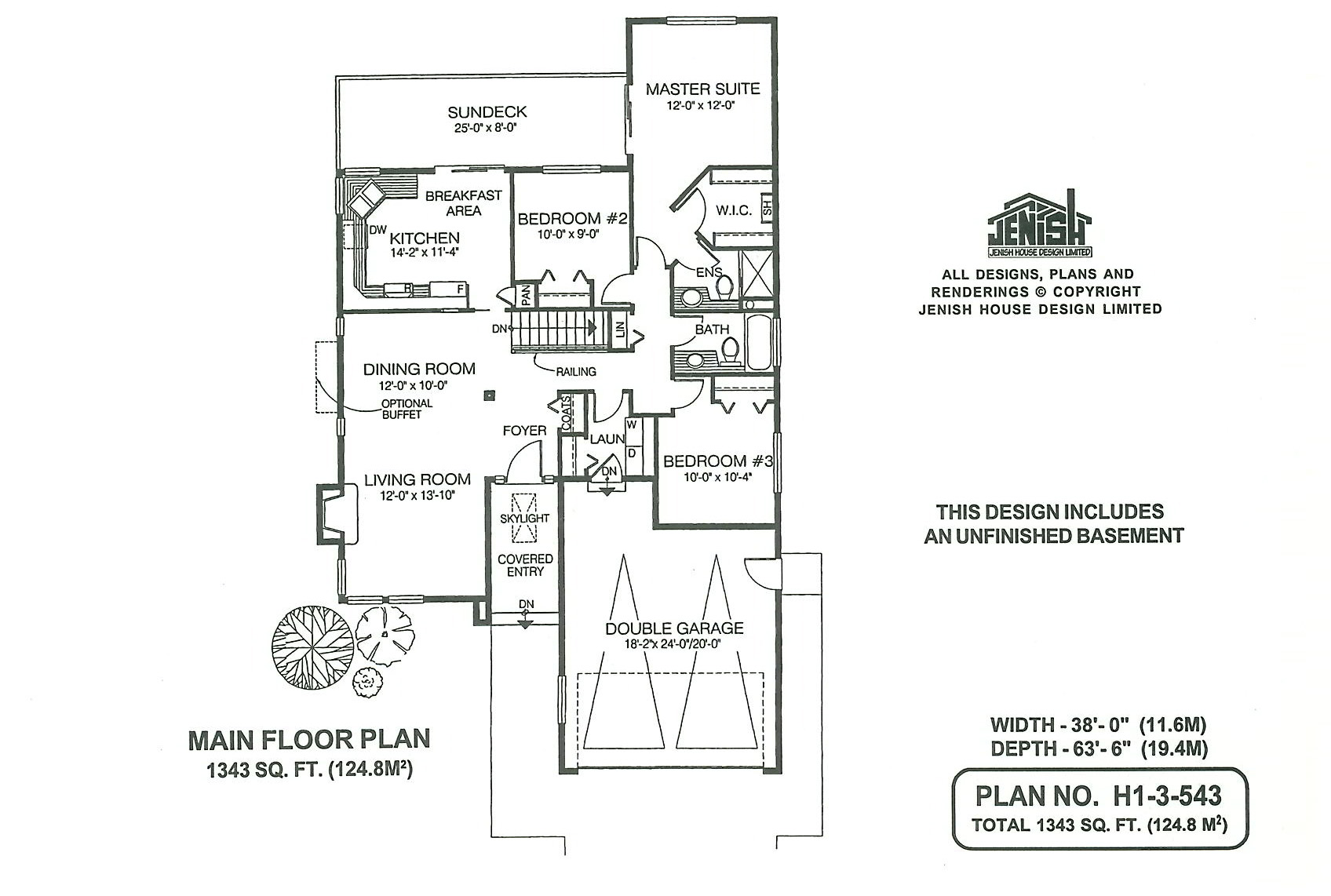 Floor plan for 1-3-543