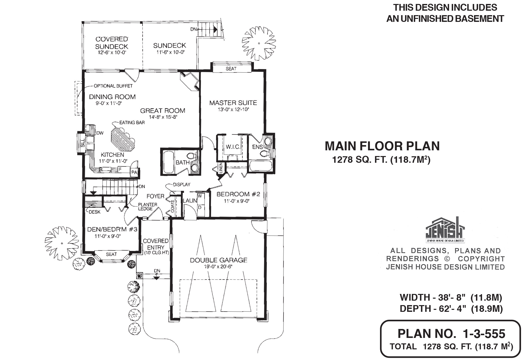 Floor plan for 1-3-555B