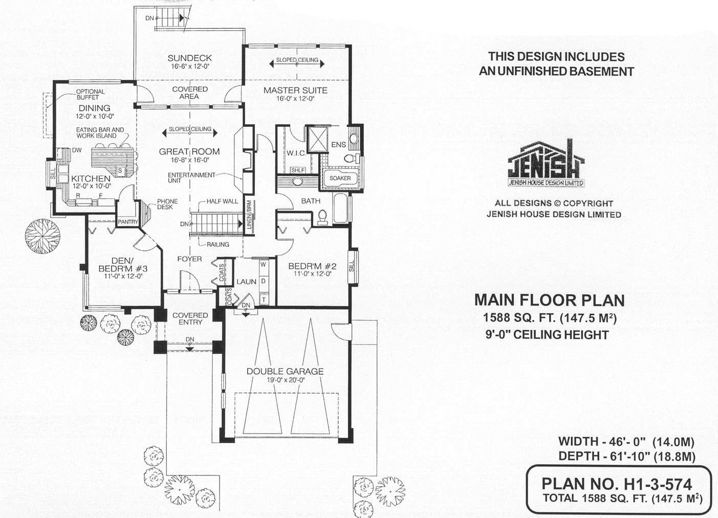Floor plan for 1-3-574A
