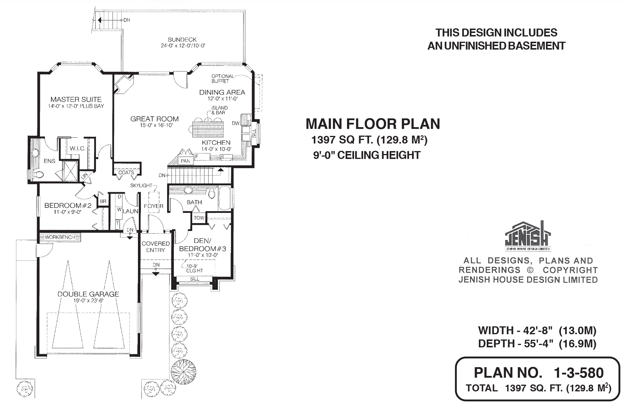 Floor plan for 1-3-580