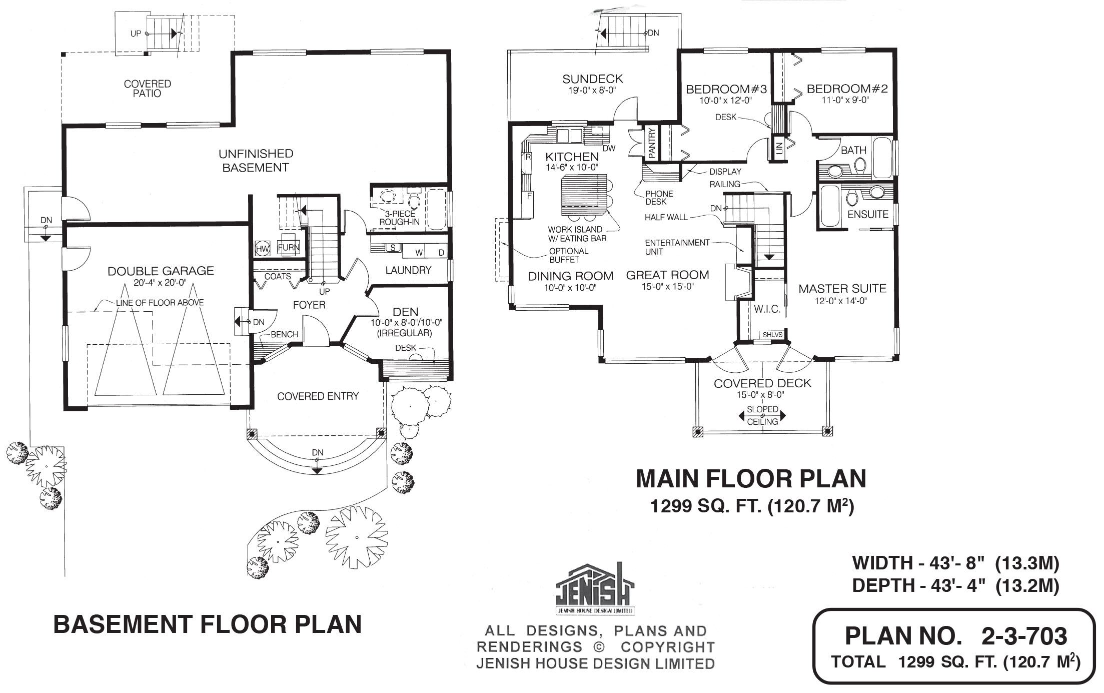 Floor plan for 2-3-703B