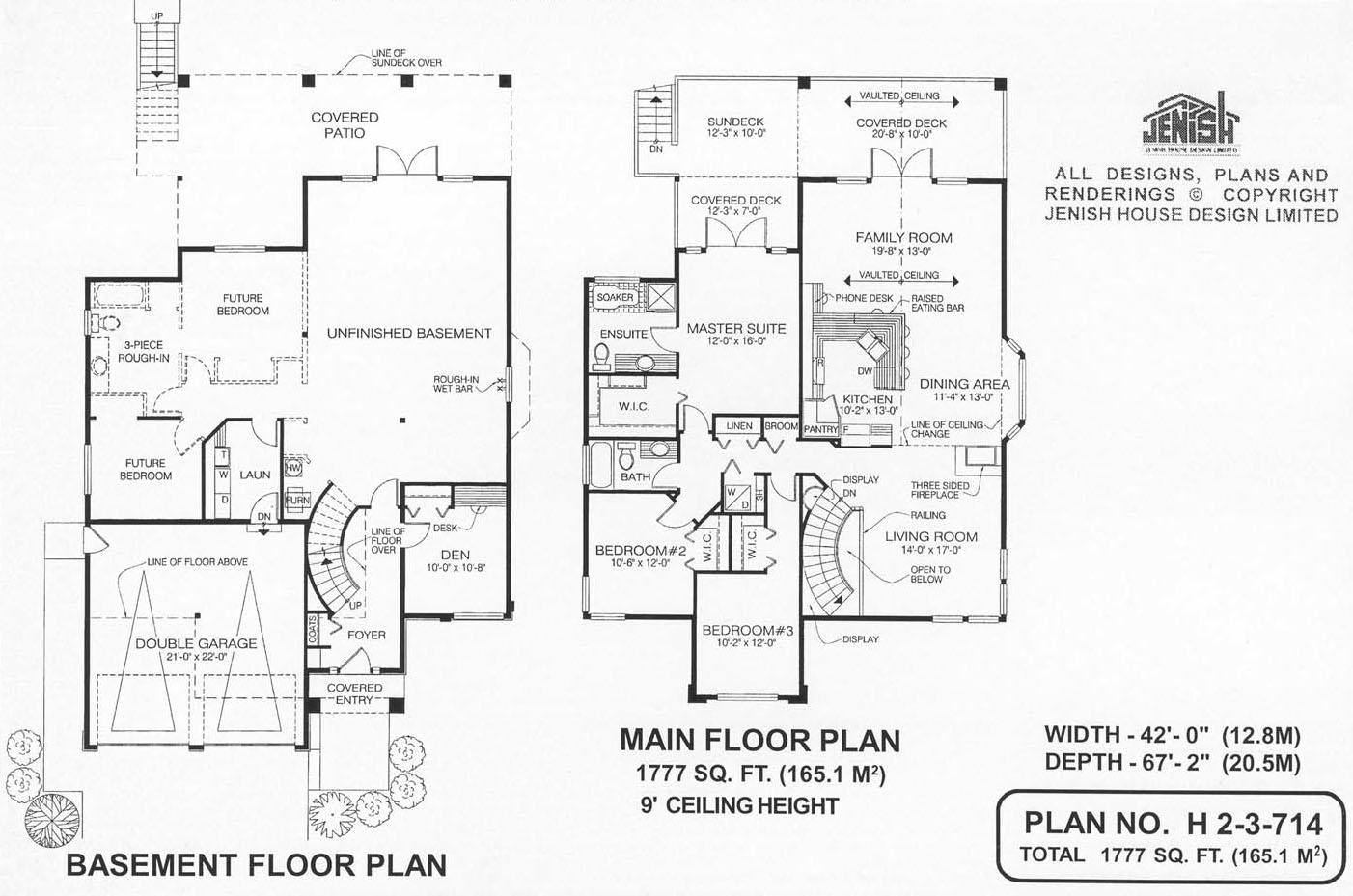 Floor plan for 2-3-714