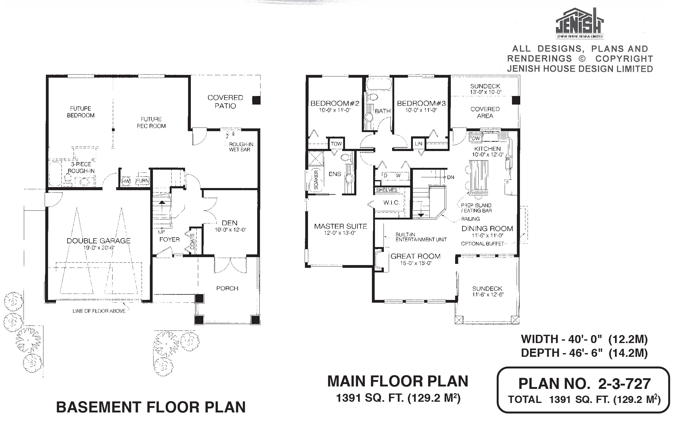 Floor plan for 2-3-727