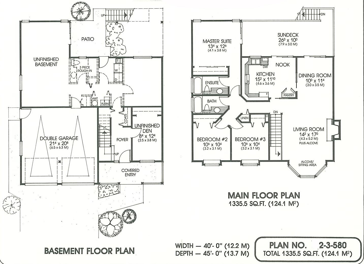 Floor plan for 2-3-580