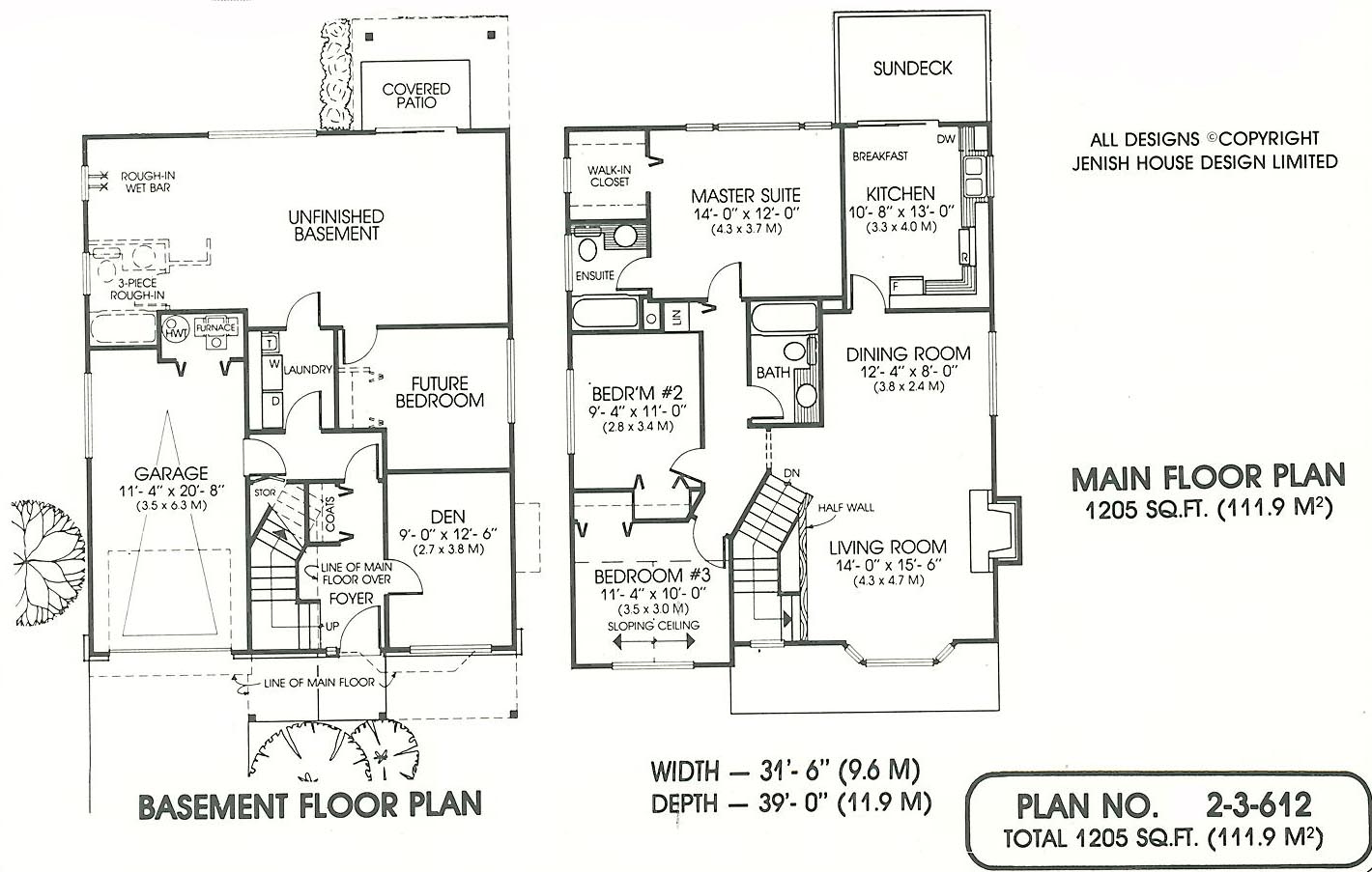 Floor plan for 2-3-612