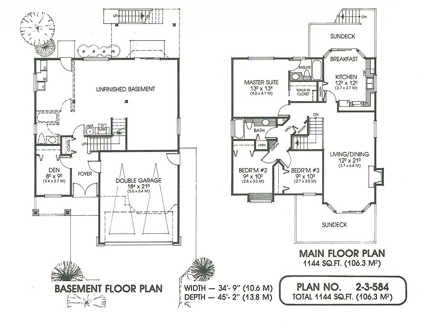 Floor plan for 2-3-584B