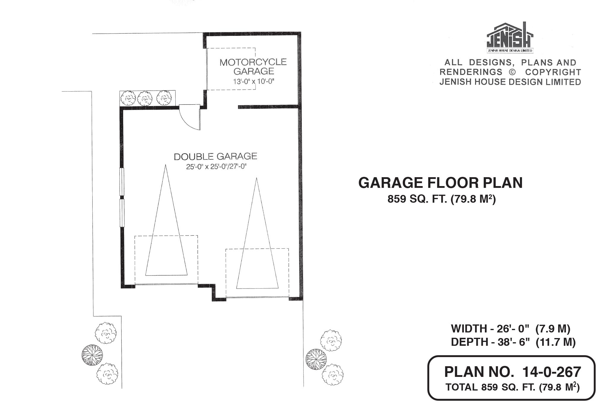 Floor plan for 14-0-267