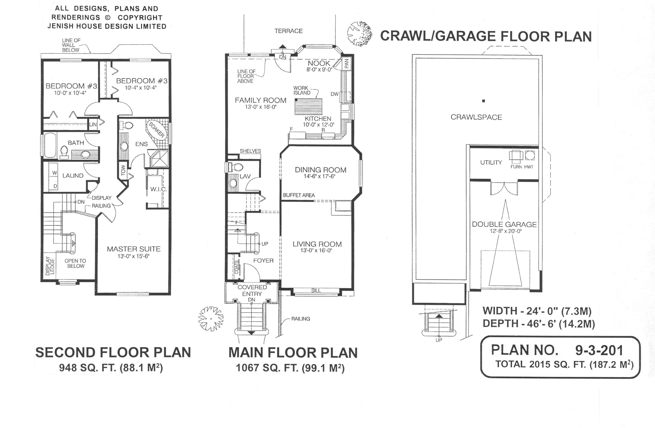 Floor plan for 9-3-201