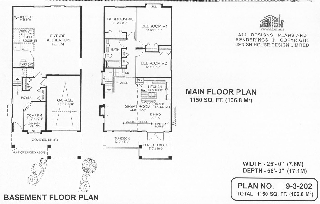 Floor plan for 9-3-202