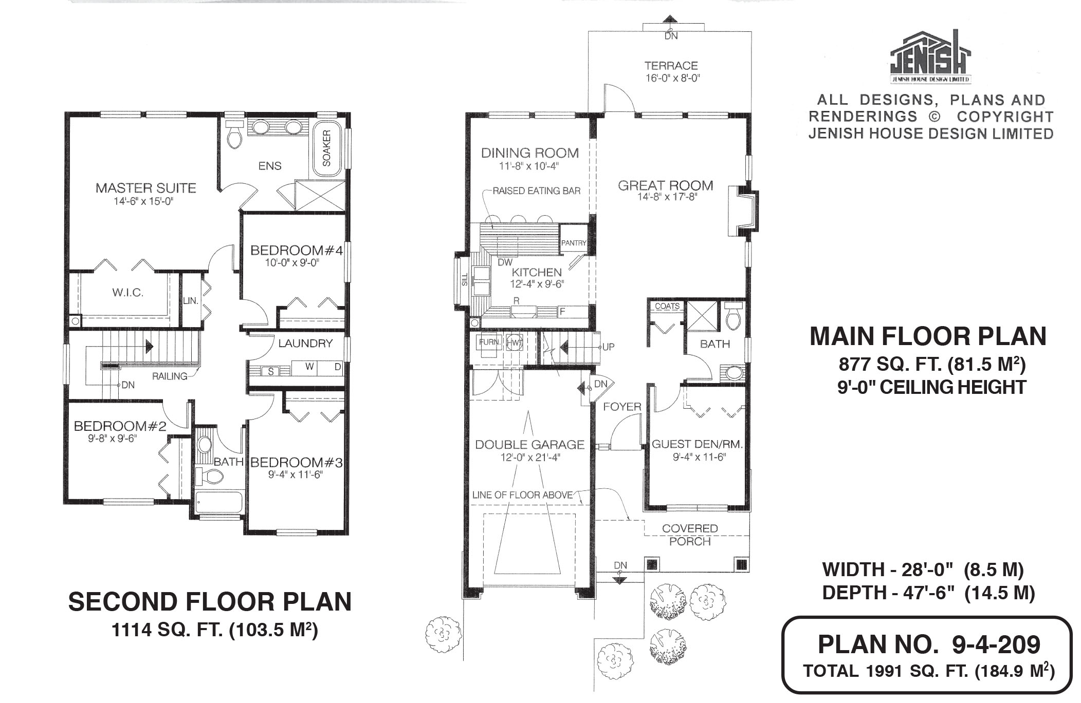 Floor plan for 9-4-209