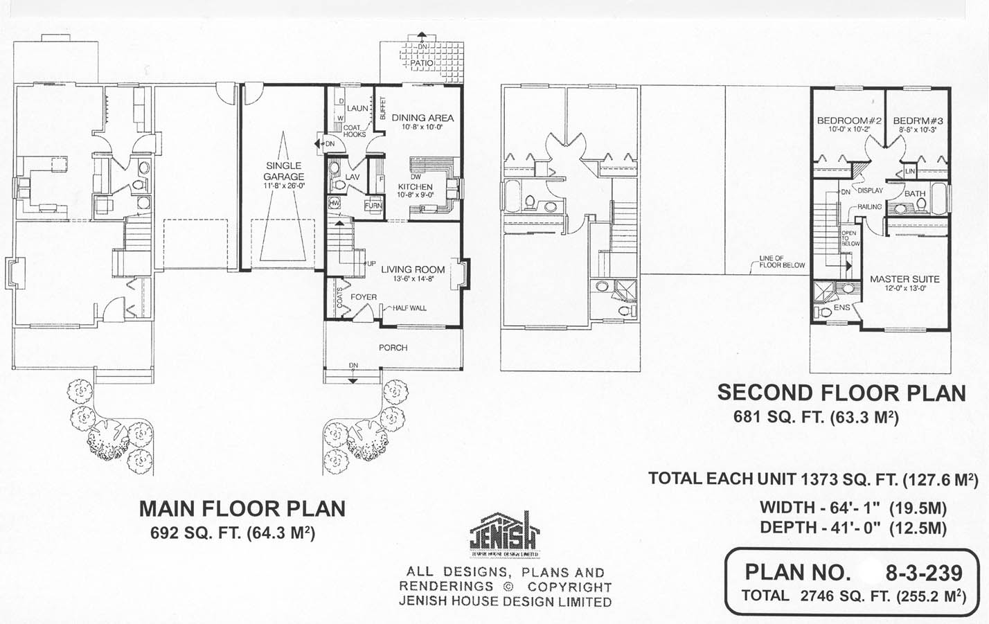 Floor plan for 8-3-239