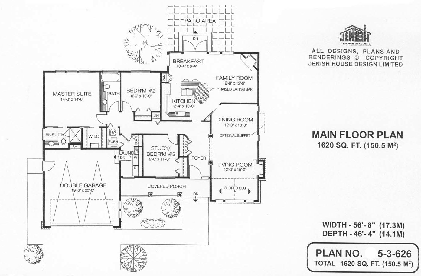 Floor plan for 5-3-626