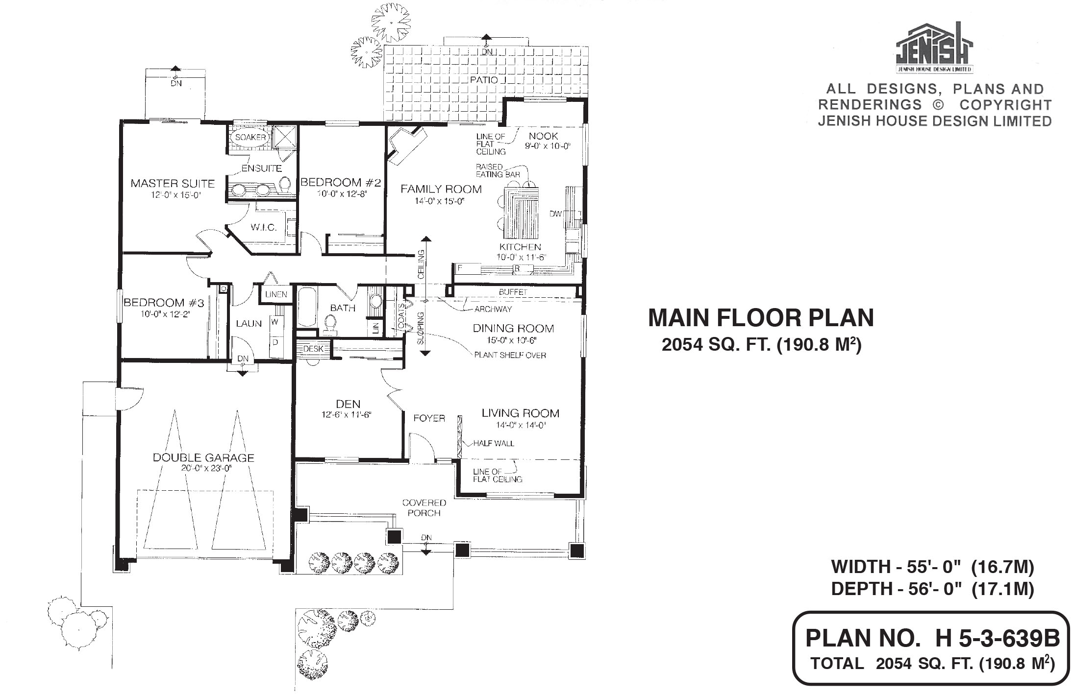 Floor plan for 5-3-639B