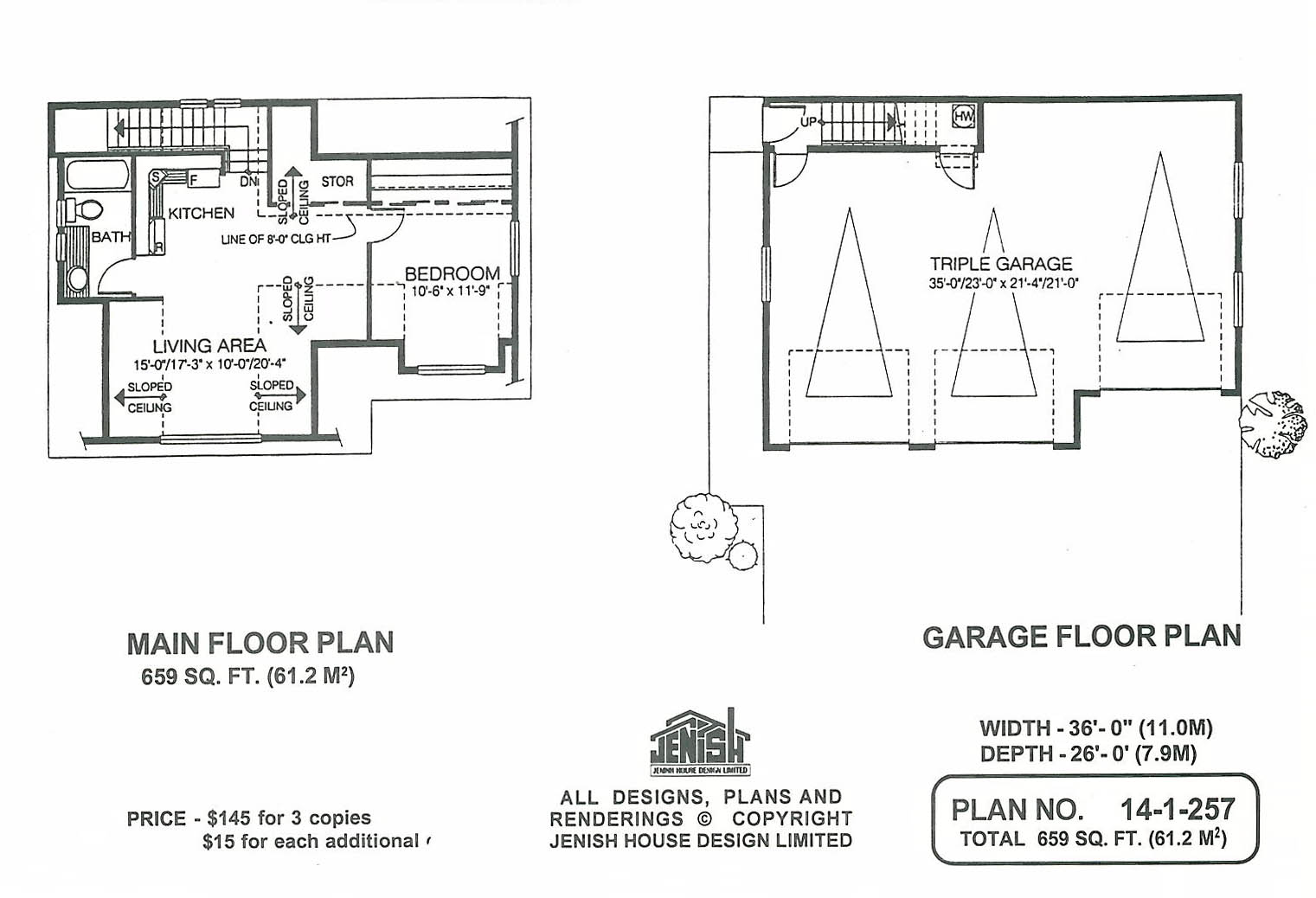 Floor plan for 14-1-257