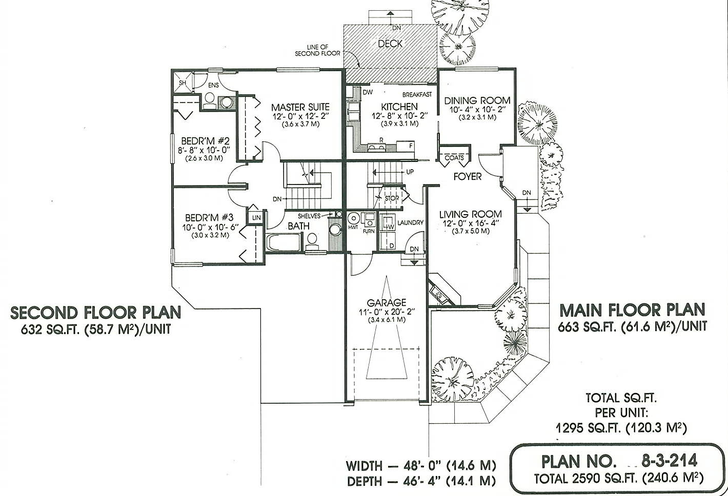 Floor plan for 8-3-214
