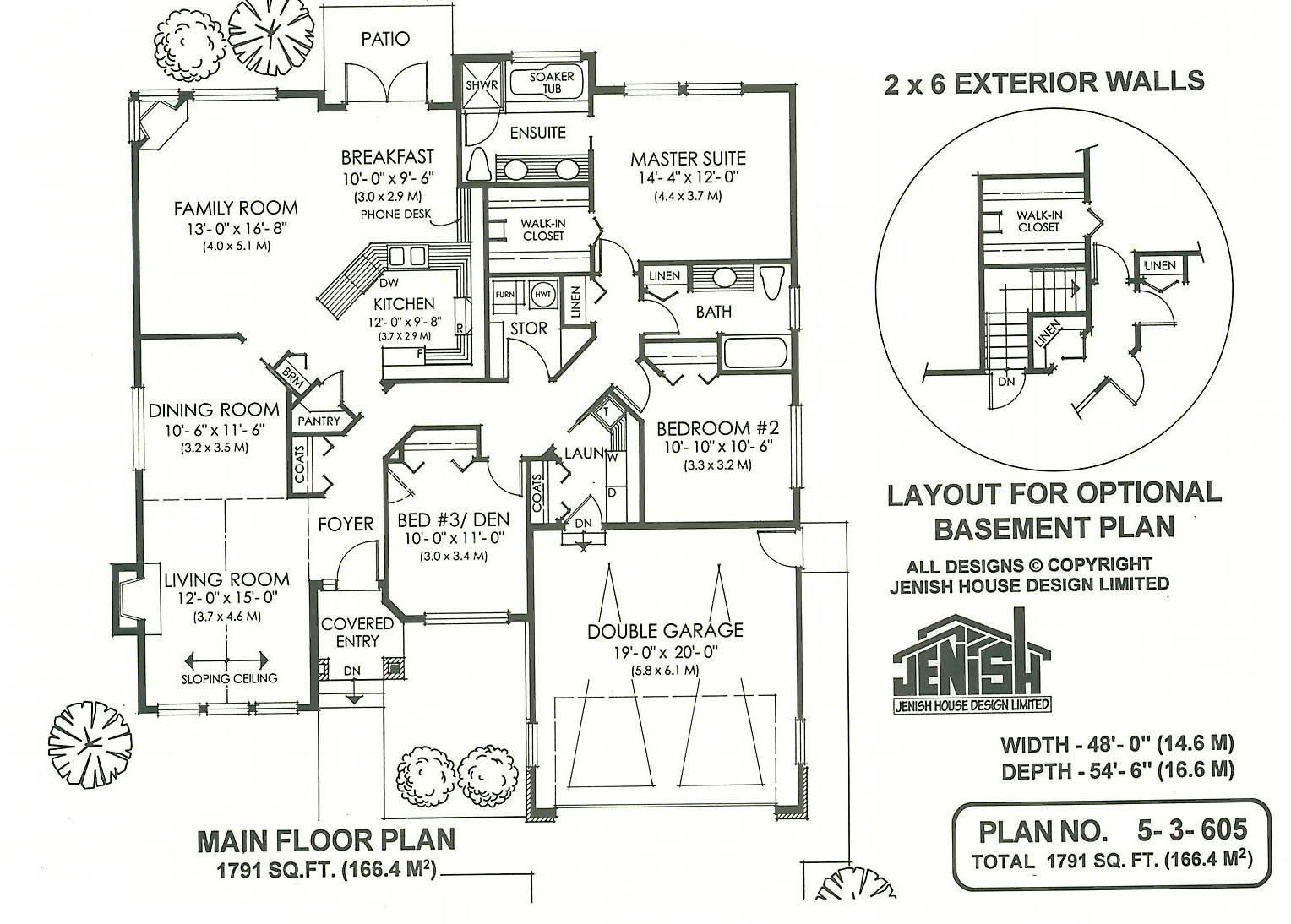 Floor plan for 5-3-605