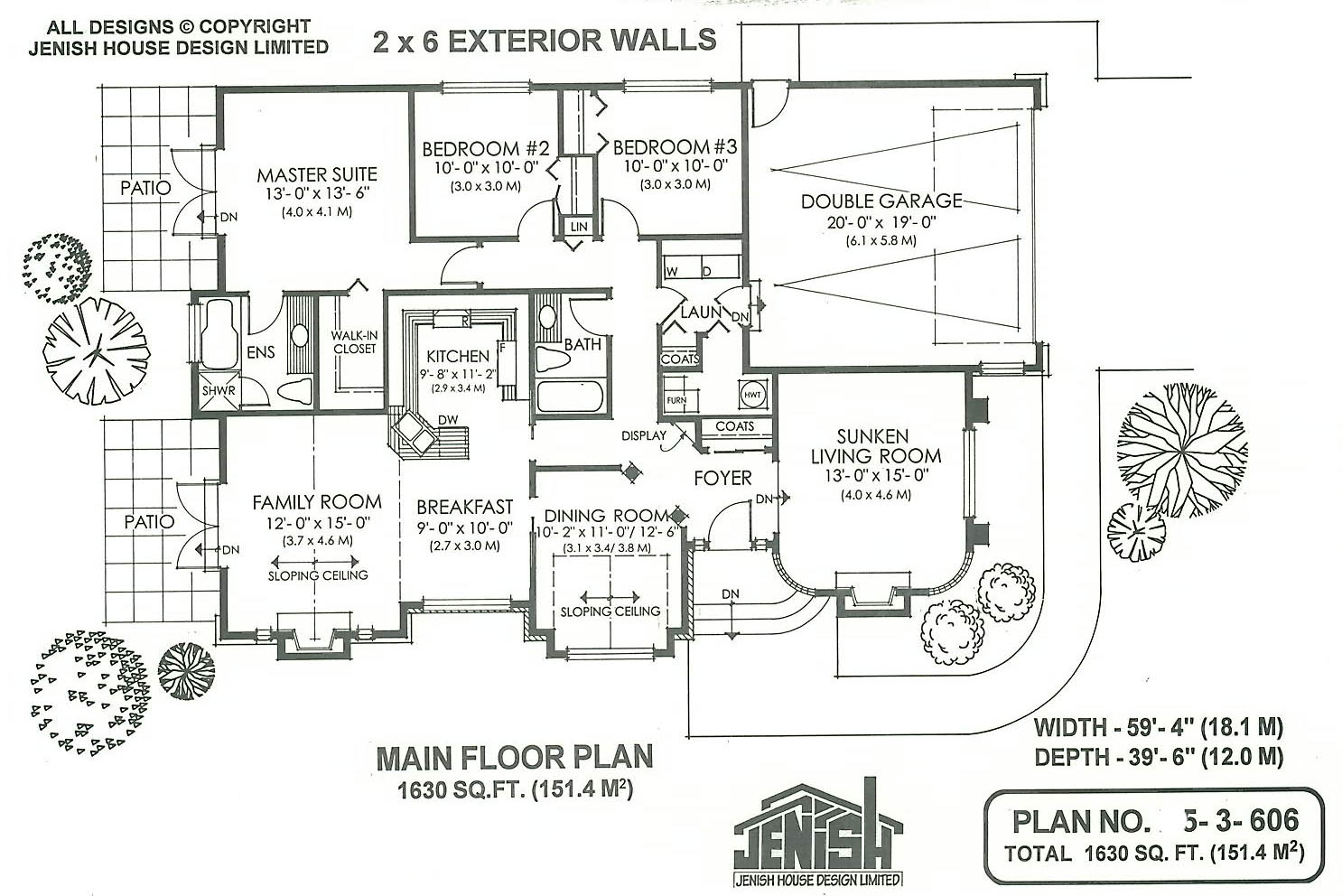 Floor plan for 5-3-606
