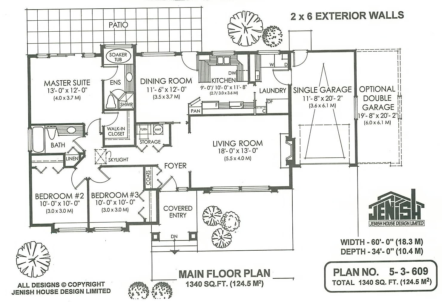 Floor plan for 5-3-609