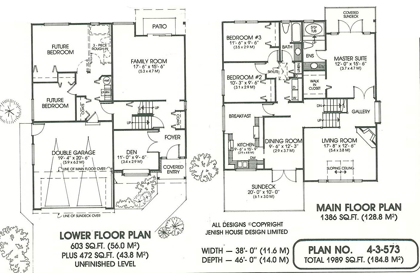 Floor plan for 4-3-573