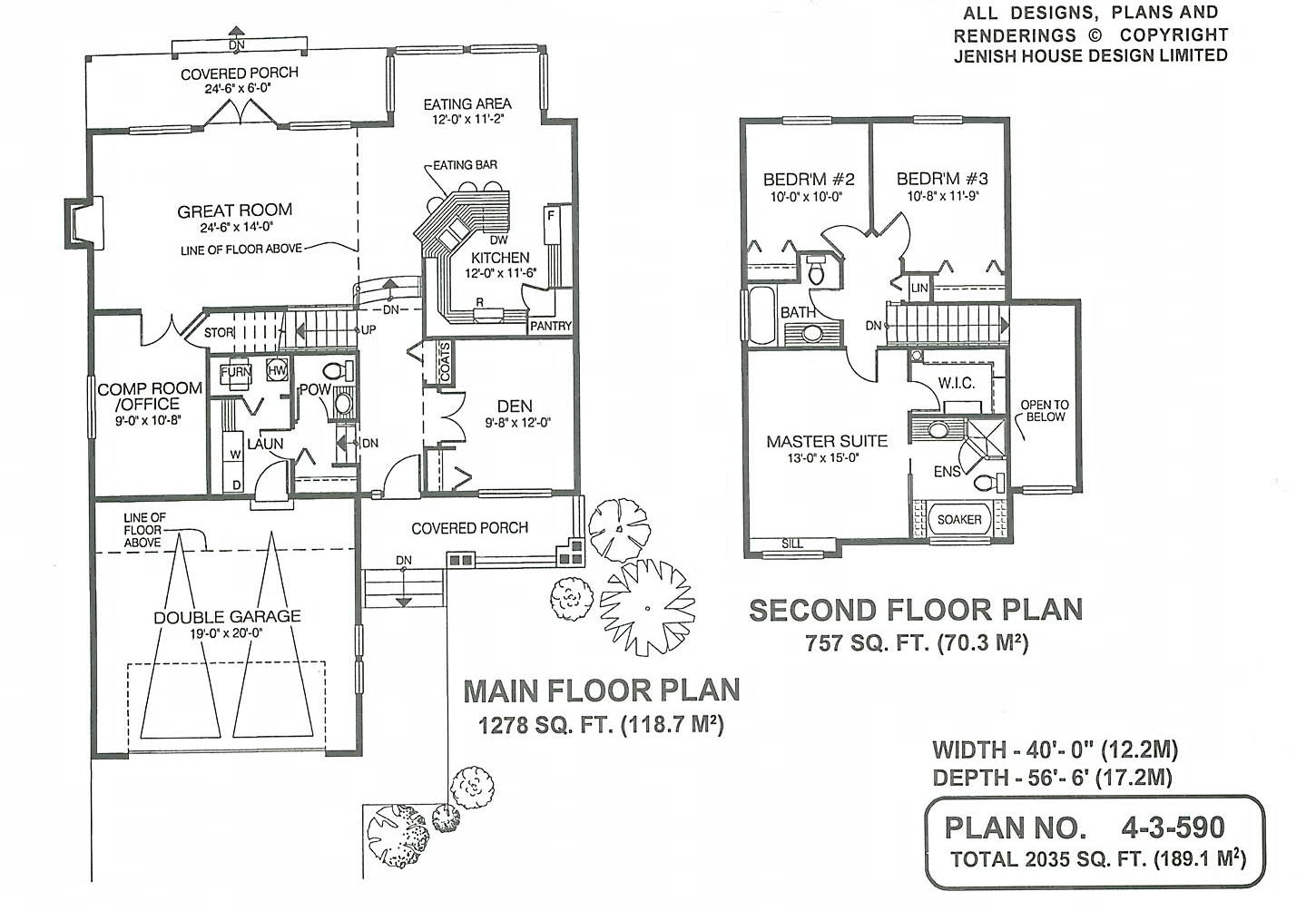 Floor plan for 4-3-590