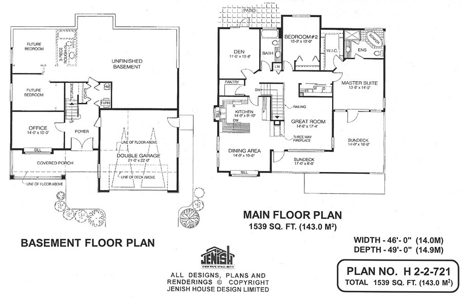 Floor plan for 2-2-721