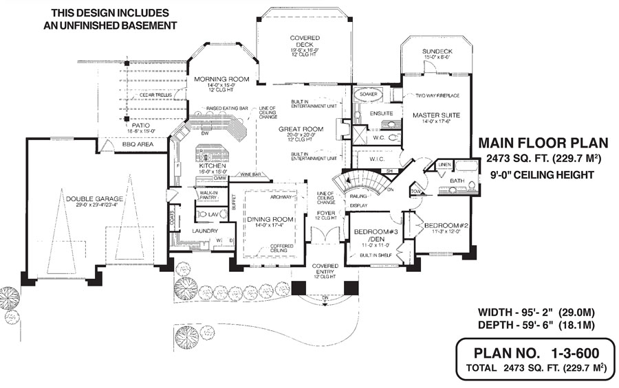Floor plan for 1-3-600