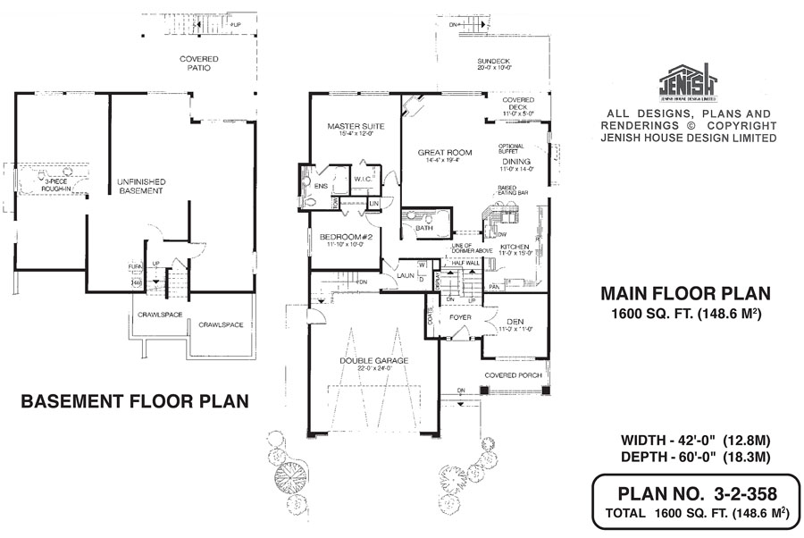 Floor plan for 3-2-358