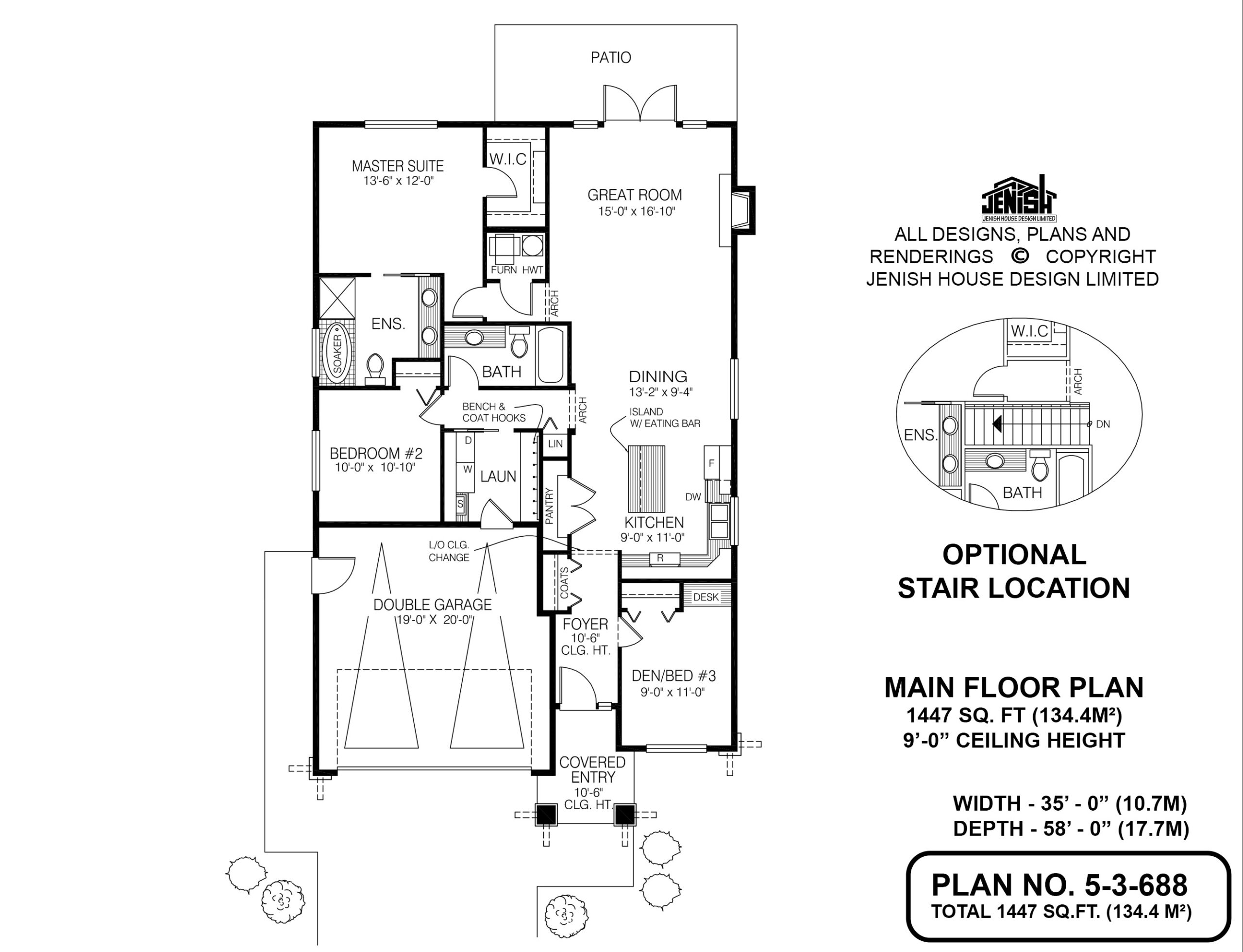 Floor plan for 5-3-688