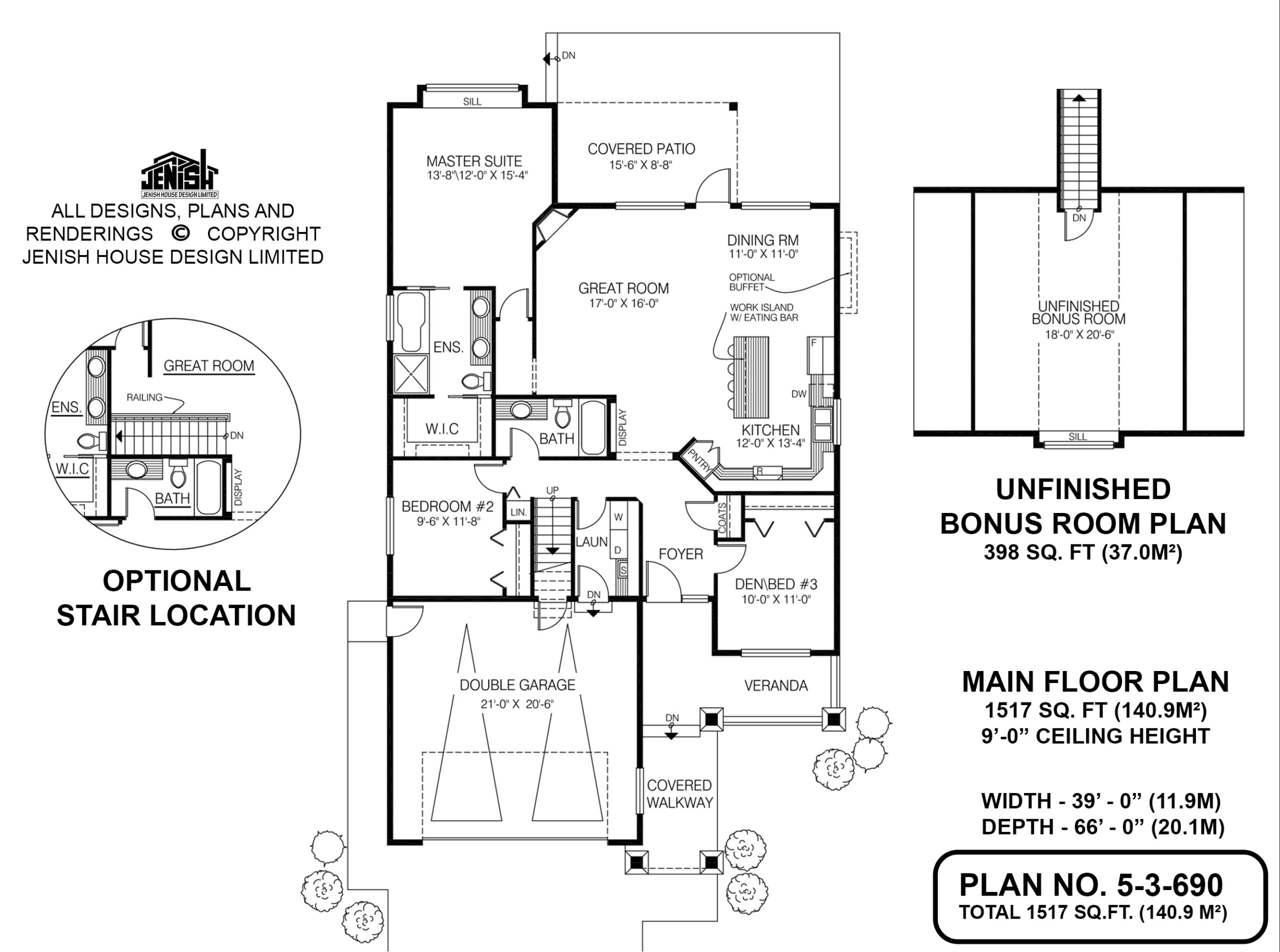 Floor plan for 5-3-690