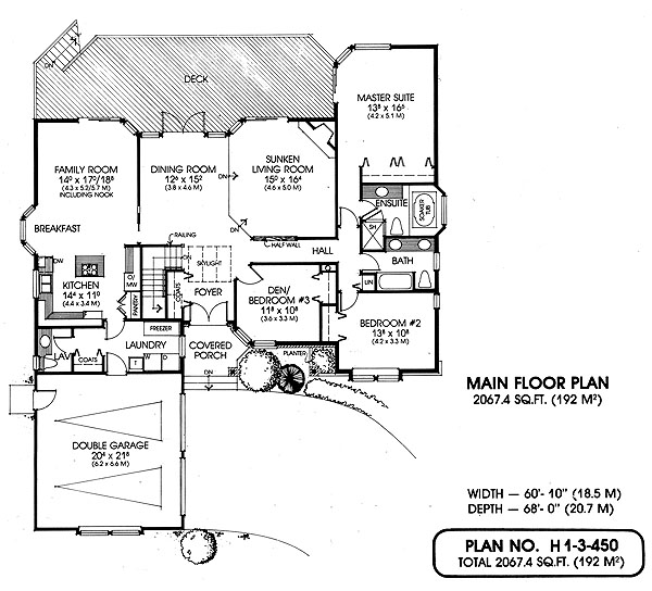 Floor plan for 1-3-450