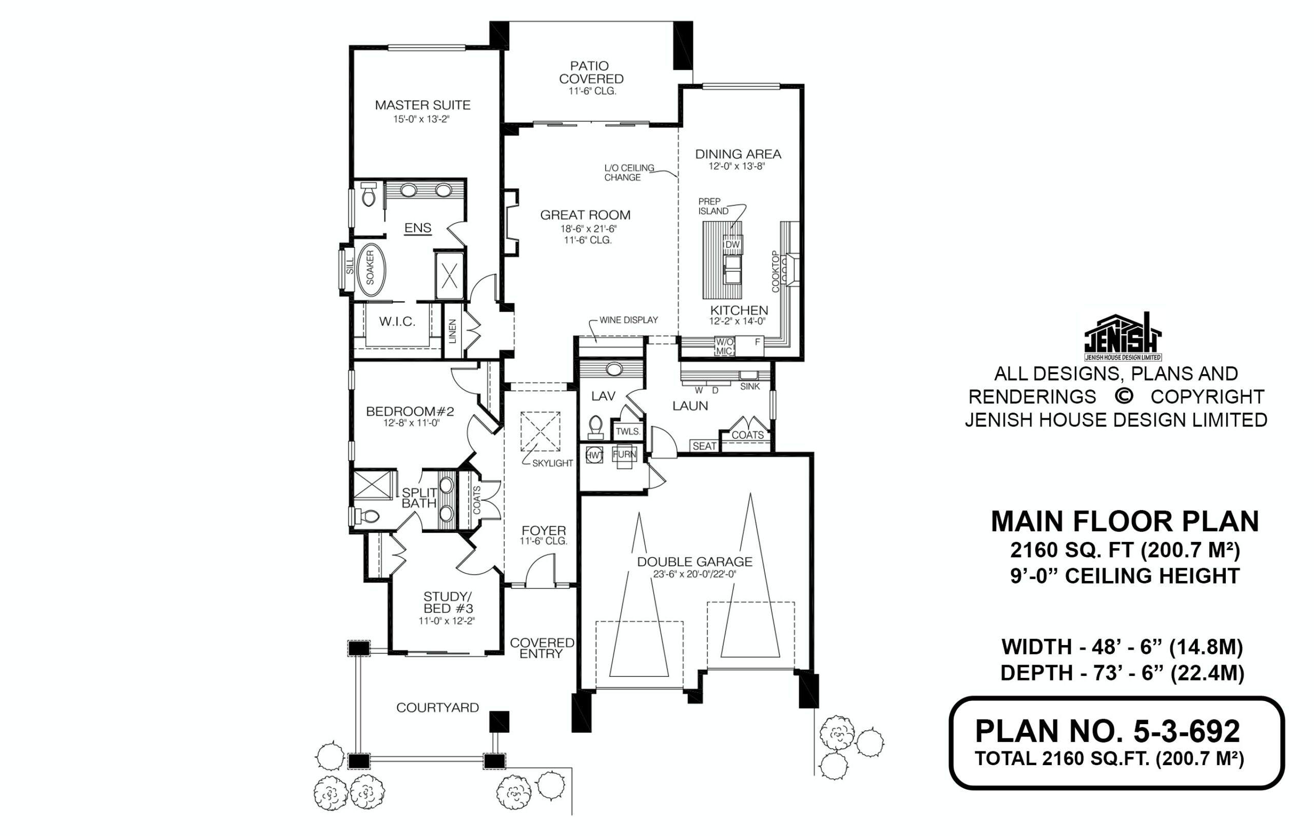 Floor plan for 5-3-692